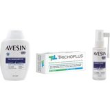 Avesin Şampuan+Serum+Trichoplus Tablet - 1