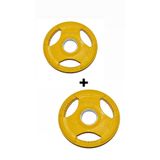 Avessa 2x2,5 kg Olimpik Plaka Kauçuk Set
