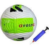Avessa 4 Astar Futbol Topu-Pompa FT-400-110 - Yeşil - Beyaz