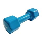 Avessa 4 kg Ağırlığında Mavi Vinly Kaplama PVC Dambıl Evinizde Kullanıma Uygun