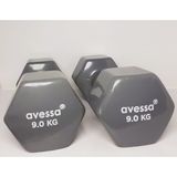 Avessa 9 kg Vinil Dambıl Pvc 2 Adet - 2 x 9 kg