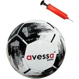 Avessa Basic Futbol Topu Siyah No5 Pompalı - Mavi