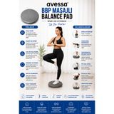 AVESSA BBP Masajlı Balance Pad- Yoga Denge Aleti - Masajlı Dokulu Yüzey - Yoga & Pilates