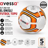 Avessa ELT-280-105 El Dikişli Futbol Topu No5 Sarı - Sarı - Beyaz