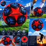 Avessa Estrella Futbol Topu 12 Panel Kırmızı - Kırmızı - Siyah