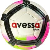 Avessa FT-200 Beyaz - Yeşil Futbol Topu Salon Zemin İçin Dayanıklı Sentetik PU Deri