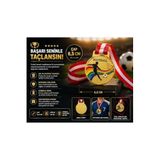 AVESSA Futbol Figürlü Madalya, 6,5 cm, Kırmızı Beyaz Şeritli