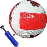 Avessa Futbol Topu No.5 Kırmızı BSF-018 El Pompası ile Yüksek Kalite Zemin İçin Tasarlandı