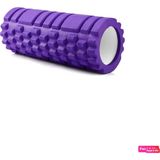Avessa Kısa Foam Roller Masaj Köpüğü Köpük Rulo Yuvarlama Köpüğü Egzersiz Aleti 33 cm - Mor