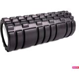 Avessa Kısa Foam Roller Masaj Köpüğü Köpük Rulo Yuvarlama Köpüğü Egzersiz Aleti 33 cm - Siyah