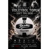 AVESSA Lisanslı Beşiktaş Voleybol Topu Soft BJK-3043 – 4 Numara - TPU Deri - 3 Astar - Dayanıklı Dış Kaplama