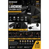 Avessa LND-100 Landmine Çalışma Aleti - 360° Hareket Kabiliyeti - Güçlü Çelik Konstrüksiyon - Olimpik Bar Uyumlu