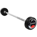 Avessa LÜXOLM25KG Avessa 25 Kg Olimpik Uzun Dambıl Kauçuk Kaplı Unisex, Siyah, M