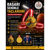 Avessa Mad-Bas-2 Basketbol Figürlü Madalya 6.5 Cm