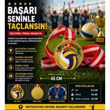 Avessa Mad-Vol-1 Voleybol Figürlü Madalya 6,5 Cm