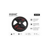 Avessa Olimpik Plaka - 50 mm - Olimpik Standart - Dayanıklı Kauçuk Kaplama - 20 kg