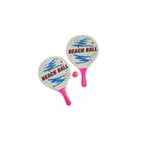 Avessa Plaj Tenis Raket Seti 2 Raket 1 Top Beyaz Pembe