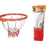 Avessa Renkli Basketbol Filesi BF200 - Standart - Kırmızı - Beyaz