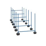 Avessa Scucs 1148 Slalom Seti Boş Renkli Antrenman Malzemesi, Standart, Krl-1148M, Mavi