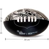 AVESSA Sherrin Afl Game Ball American Football Gerçek Deri Amerikan Futbol Topu Siyah - Beyaz