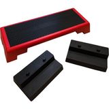 Avessa STEP-500 Profesyonel Step Tahtası 3 Kademeli - Kırmızı