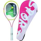 Avessa TR-27PE Tenis Raket Seti 95 gr Pembe Alüminyum Yapı ile Yetişkinler İçin Uygun