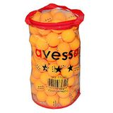 Avessa Unisex Profesyonel Masa Tenisi Topu Gazlı 100 Adet Turunucu Gzl-100T Gzl-100T, Turuncu, M,