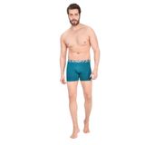 AVF Erkek Boxer, 3'lü Paket, Siyah Lacivert Yeşil, Rahat Pamuklu Kumaş, Elastik Bel