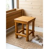 AVG Ahşap Çok Amaçlı Tabure (30*30*40CM) - Ahşap - Ceviz