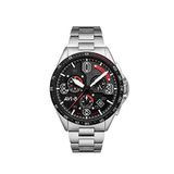 Avi-8 P-51 Mustang Blakeslee Chronograph Av-4077-11 Vk68 Metalik Gri Çelik Erkek Kol Saati - Gümüş