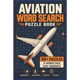 Aviation-Themed Crossword Puzzle Book: Prepare for Sky-High Brain Turbulence – 120 Pages, 6x9 Inches, 50+ Puzzles Ready to Fly!