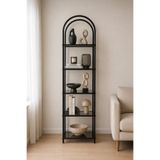 AVİBO HOME Estee 5 Raf Kitaplık Dekoratif Aksesuar Rafı Mutfak Rafı 40*30*190