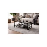 AVİBO HOME Milano Orta Sehpa Füme Cam 3 Raflı 90*50*46