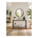AVİBO HOME Santino Şeffaf Cam 80*20*85 Dar Alanlar İçin Dresuar Kahve Köşesi Modern Konsol
