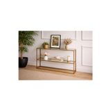 AVİBO HOME Slim Modern Metal Dresuar Kahve Köşesi Antre Koridor 100x20x85