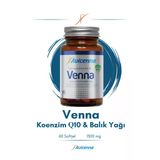 Avıcenna Venna Yumuşak Kapsül, Koenzim Q10 Ve Balık Yağı İçeren Takviye Edici Gıda 60 Kapsül