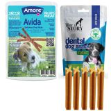 Avida 12li Sticks, New Story 80gr Dental Köpek Ödül Çubuğu Ağız Diş Eti Anti Tartar Koku Azaltıcı