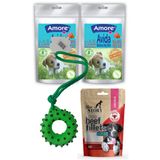 Avida Dog Lamb 2 Paket 12Li Kuzu Etli Sticks, Beef Fillets 80Gr, Kirpi Turuncu Kopek Oyuncagi
