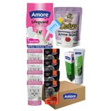 Avida-Kitten-Treats-3 Yavru Kedi Ödül Maması Paketi 2-Süt Tozu,8-Punch,1-Multivitamin