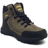 Avidox Erkek Günlük Outdoor Kışlık Su&soğuğa Dayanıklı Bağcıklı Fermuarlı Yeni Sezon Spor Bot 36-44 - Vizon - Siyah