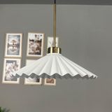 Avilla Beyaz Tekli Metal Büyük Avize Ince Eskitme Başlık 33 cm Çap Rustik Modern Sarkıt Aydınlatma