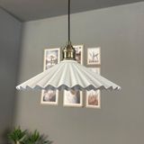 Avilla Beyaz Tekli Metal Büyük Avize Lale Başlık Rustik Cafe Mutfak Modern Sarkıt Aydınlatma