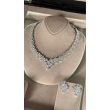 aviola jewelry Paris Bridal Set, Gelin Takı Seti Kolye Küpe Bileklik Yüzük Düğün Nişan Seti
