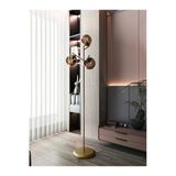 avizade AURA 3'lü Eskitme Metal Bal Cam Küre Lambader - Metal Gövdeli Modern Yer Lambası