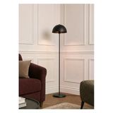 Avizade Loft Siyah Metal Premium Tasarım Şapkalı Ayaklı Lambader E27 Duy Uyumlu Modern Minimalist Dekoratif Zemin Lambası Salon Oturma Odası Yat