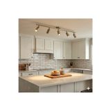 avizade LUNİA 5'li Eskitme Metal Modern Silindir Spot Avize LED GU10 Duy Uyumlu Hareketli Yönlendirilebilir Başlıklı Dekoratif Tavan Avizesi Salon Mutfak Yemek Masası Antre Koridor Aydınlatma – 75 cm Genişlik