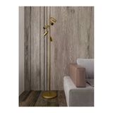 avizade SOLVİA 5'li Spot Lambader - Eskitme Metal Gövdeli Modern Yer Lambası| Minimalist Metal Gövde