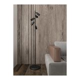 avizade SOLVİA 5'li Spot Lambader - Siyah Metal Gövdeli Modern Yer Lambası| Minimalist Metal Gövde SİYAHLAMBADER Tek Ebat