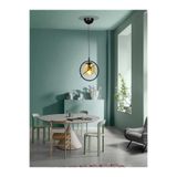 avizade Tekli Siyah Bal Camlı Avize-modern-endüstriyel-sarkıt Avize-salon-mutfak-çocuk Odası-oturma Odası SİYAH BAL RENĞİ CAMLI 55 x 24