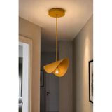 Avizade Velaris Eskitme Metal Tekli Sarkıt Avize – Minimalist Modern Yaprak Tasarımlı Aydınlatma - Modern Salon Ve Mutfak Hol Aydınlatması